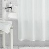 LunaLulinlk White Fabric Shower Curtain, 72" x 72" - 4 of 4