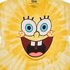 Spongebob Squarepants Big Face Spongebob Men's Yellow Spiral Wash Crew Neck Short Sleeve T-shirt - 4 of 4