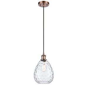 Waverly - 1 Light Cord Hung Mini Pendant In Industrial Style-12 Inches Tall and 8 Inches Wide - 1 of 1