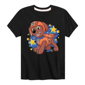 Boys' - Paw Patrol - Zuma Sketch Short Sleeve Graphic T-Shirt - 1 of 4