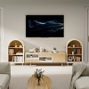 Set of 2 Arched Small Bookcase,3-Tier Storage Bookshelf with Woodgrain Shelves for Living Room Bedroom,Modern Wooden Bookcase-Coolbibila - 2 of 4