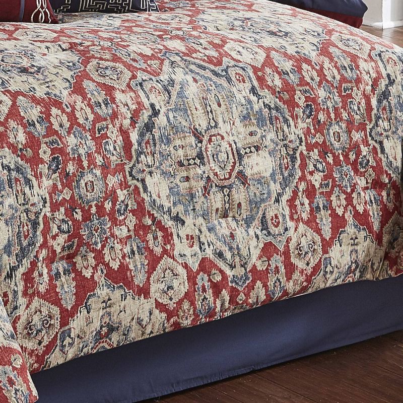 Riverbrook Home Sadler Comforter & Sham Set Red/Gray, 5 of 11