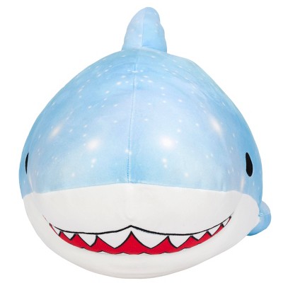 Squishmallow Holiday Laying Shark Plush