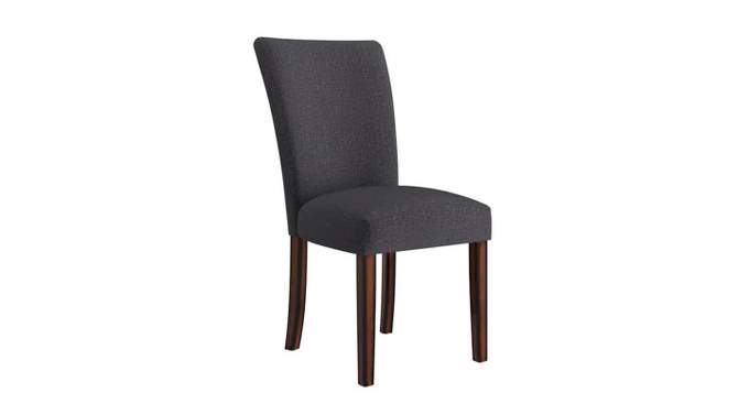 Set of 2 Quinby Upholstered Parson Dining Chairs Black Heather - Inspire Q, 2 of 7, play video