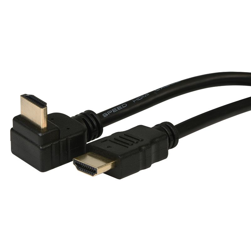 RCA 6-Ft. HDMI® Cable with 1 Right-Angle Connector, 5 of 11
