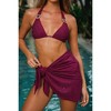 Moda Minx 'Trinidad' Merlot Micro Sarong - 2 of 4