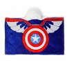 Captain America Sam Wilson Hooded Blanket - 2 of 4
