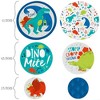 Big Dot of Happiness Roar Dinosaur - Dino Mite T-Rex Baby Shower or Birthday Party Giant Circle Confetti - Party Decorations - Large Confetti 27 Count - 2 of 4