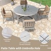 PAGED Patio Dining Set Outdoor Dining Table and Chair Set with Removable Cushions for Outdoor, Garden, Backyard - 3 of 4
