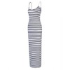 Women Full Slip Under Dresses Sleeveless Adjustable Spaghetti Strap Cami Maxi Dress Nightgowns Sleepwear - 2 of 4