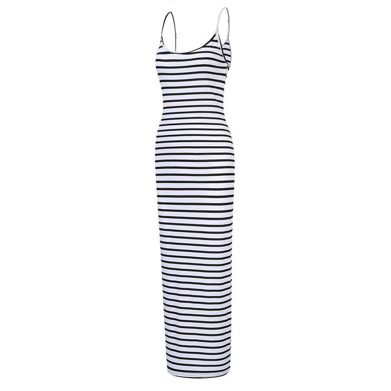 Women Full Slip Under Dresses Sleeveless Adjustable Spaghetti Strap Cami Maxi Dress Nightgowns Sleepwear, 2 of 5