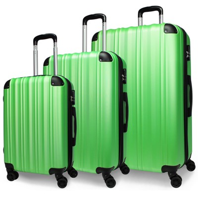 World Traveler Kemyer Quest 3-Piece Hardside Lightweight Expandable Spinner Suitcase Luggage Set