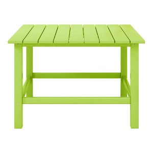 WestinTrends Malibu Kids Outdoor Patio Furniture HDPE 30" Wide Square Dining Table - 1 of 4