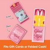 Big Dot of Happiness Assorted Perfect Pair Galentine's Day Gift Card Holders with Envelopes Valentine's Money Gift Card Sleeves Nifty Gifty Pack, 8 ct - 2 of 4