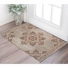 Beige Rust And Teal Medallion Area Rug - 2 of 4