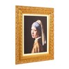 American Art Decor 19.25"x23.25" Ornate Framed Girl with a Pearl Earring Canvas Print by Johannes Vermeer - 2 of 4