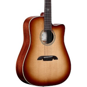 Alvarez MD60CE Herringbone Dreadnought Acoustic-Electric Guitar Shadow Burst - 1 of 4