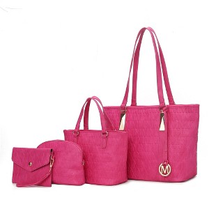 MKF Collection Arya Signature Vegan Leather Tote Bag for Women Versatile Handbag Purse by Mia K - 1 of 4