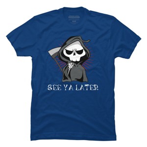 Men's Design By Humans See Ya Later Halloween T Shirt By thebeardstudio T-Shirt - 1 of 3