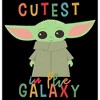 Girl's Star Wars: The Mandalorian Grogu Cutest in the Galaxy Crop T-Shirt - 2 of 3