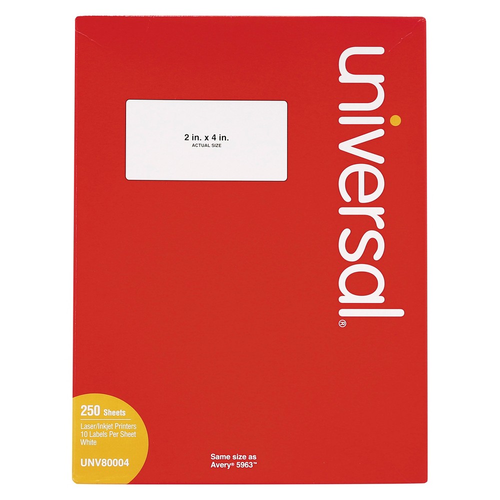 UPC 087547800041 product image for Labels Universal Office White | upcitemdb.com