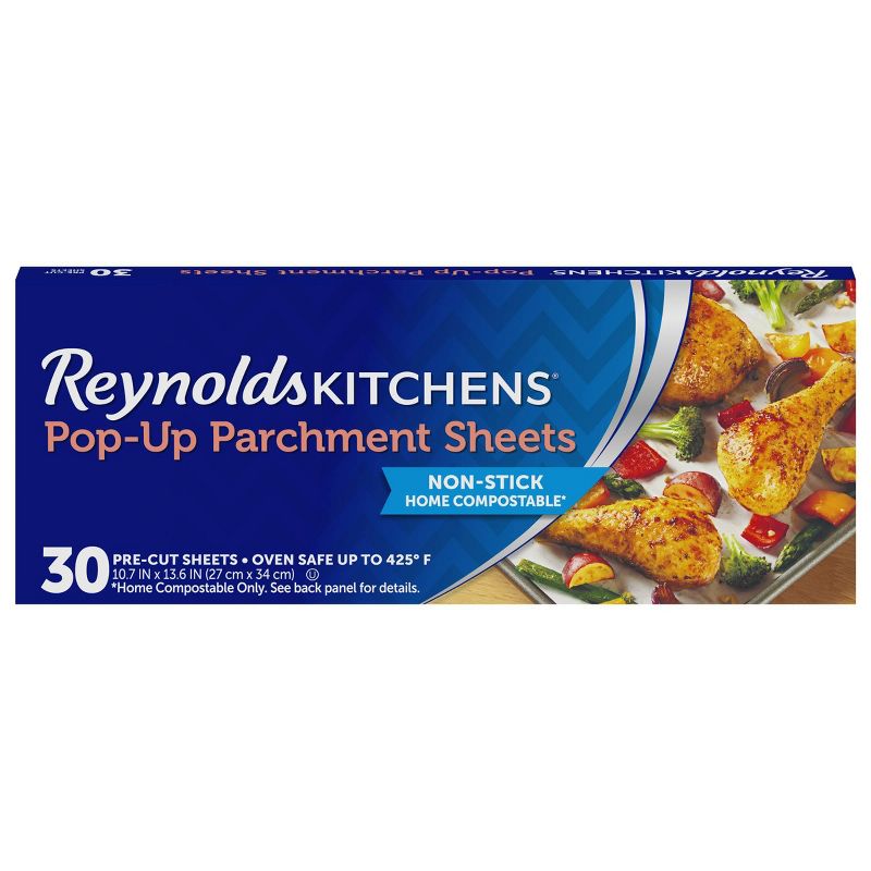 Reynolds Kitchen Pop Up Parchment Sheets - 30ct/1.01 sq ft, 1 of 7