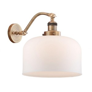 Innovations Lighting Bell 1 - Light Sconce in  Brushed Brass - 1 of 1