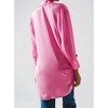 Women's Satin Long Sleeve Shirt - Q2 - 2 of 4