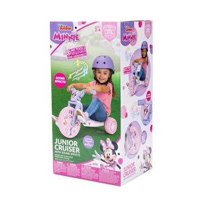 Minnie Mouse 10&#34; Fly Wheel Kids&#39; Tricycle with Electronic Sound - Pink/Purple_0