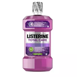 Listerine Total Care Fresh Mint Anticavity Mouthwash for Bad Breath and Enamel Strength