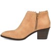 Journee Collection Women's Tessa Inside Zip Stacked Heel Booties - 2 of 4