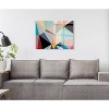 Kate & Laurel All Things Decor 23" x 31" Happy Retro Mood by Dominique Vari Floating Acrylic Unframed Wall Canvas : UV-Resistant - 4 of 4