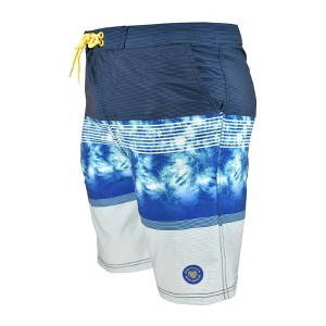 Banana Boat Men's UPF50+ Swimwear 4-Way Stretch Swimsuit | Blue and Red - 1 of 4