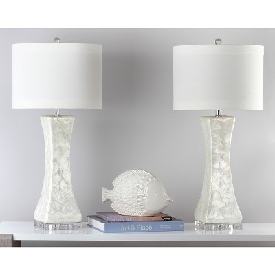 Table Lamp - White (Set of 2) - Safavieh