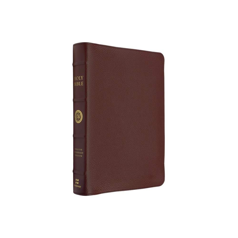 ESV Heirloom Bible, Coram Deo: Thinline Edition (Calfskin, Grenada) - by Esv Bibles (Leather Bound)