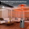 East Oak Torch 55000 BTU Propane Patio Heater with Cone Table - Gray - 2 of 4