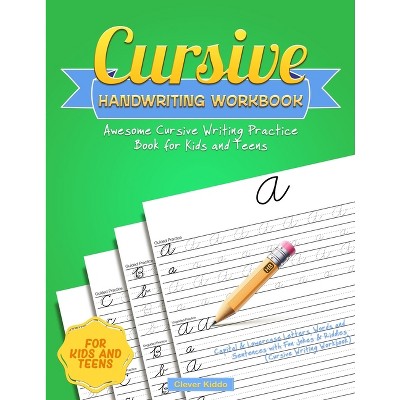 Cursive Handwriting Workbook - By Clever Kiddo : Target