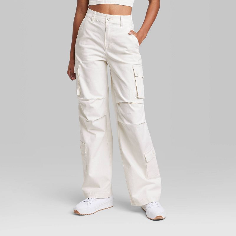 Women's High-Rise Cargo Utility Pants - Wild Fable™, 3 of 11