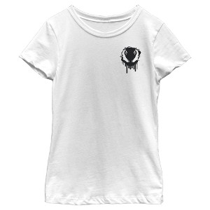 Girl's Marvel Venom Badge T-Shirt - 1 of 4