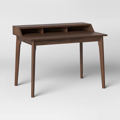Mid-Century Writing Desk with Hutch Walnut - Project 62™