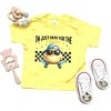 The Juniper Shop I'm Just Here For the Chicks Checkered Toddler Short Sleeve Tee - 2 of 4
