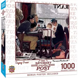 MasterPieces 1000 Piece Jigsaw Puzzle For Adults, Family, Or Kids - Saying Grace - 25"x25"