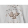 Rerun Island Women's Spill The Tea Long Sleeve Oversized Graphic Cotton Sweatshirt Hoodie - 2 of 3