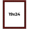 PosterPalooza | Weathered Red Picture Frame - UV Acrylic, Foam Board Backing, Hanging Hardware - 2 of 4
