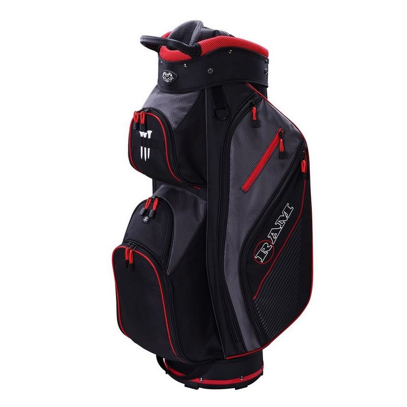 Ram Golf Lightweight Cart Bag with 14 Way Full Length Dividers, 2 of 6