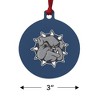 Southwestern Oklahoma State University Primary Logo Aluminum Holiday Christmas Tree Ornament - 3 of 4