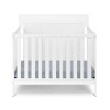 Belatt  4-in-1 Convertible Crib - Adjustable Heights, Daybed & Toddler Bed, White - 2 of 4