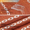 BAGOKIE 72"x72" Linen Blend Shower Curtain, Pack of 1 - 3 of 4