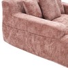 Kumasinova Chenille Giant Bean Bag Chair with 3 Pillows,Sofa Bed with Armrests,Lounge Chair Indoor for Living Room,Bedroom - 3 of 4