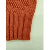 Womens Turtle Neck Sweaters Oversized Chunky Textured Pullovers Half Brioche Knit Raglan Sleeve Sweater Boyfriend Fit Texture Knit Jumpers - 4 of 4
